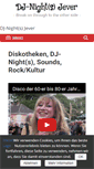 Mobile Screenshot of dj-night-jever.de