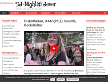 Tablet Screenshot of dj-night-jever.de